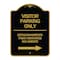 Signmission Bilingual Reserved Parking Visitor Parking Only Estacionamiento Para Visitantes, A-DES-BG-1824-24302 A-DES-BG-1824-24302 - alternate 1